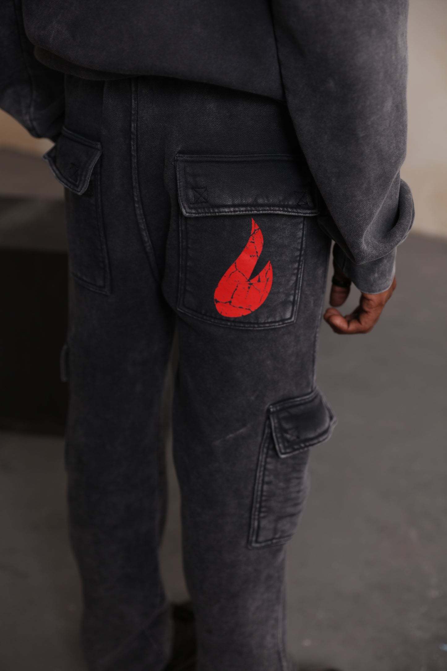Unbound Cargo Pant Acid Washed
