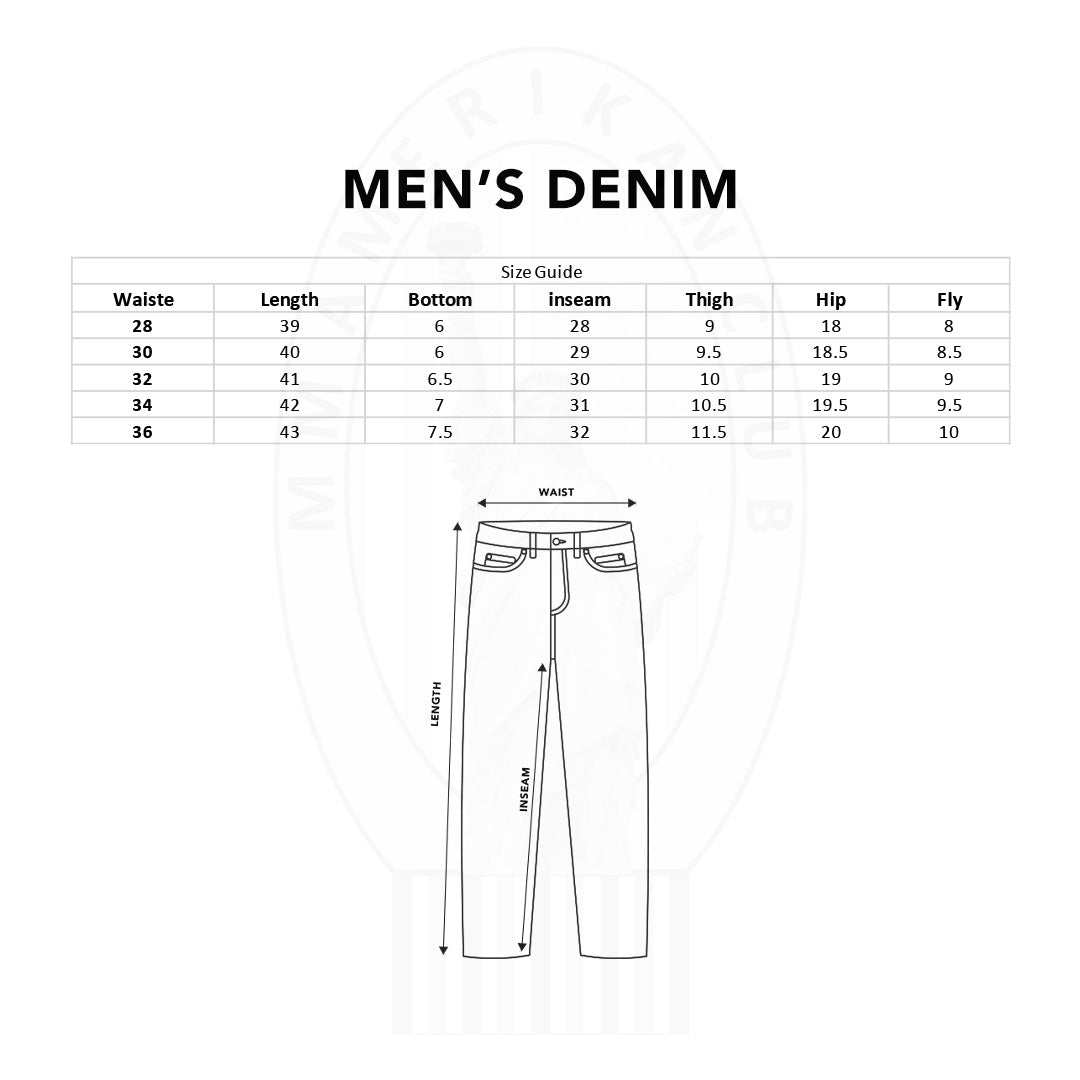 Blue Denim Straight Regular Fit