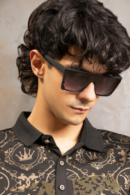 Black Advance Dry Fit Relax Polo