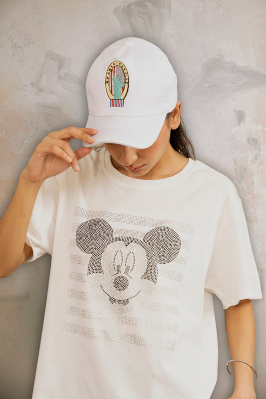 Casual Mickey Cotton T-Shirt