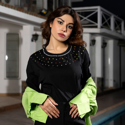 Chic & Feminine Cotton T-Shirt